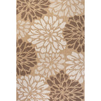 JONATHAN Y Floral Textured Weave Indoor/Outdoor Area Rug