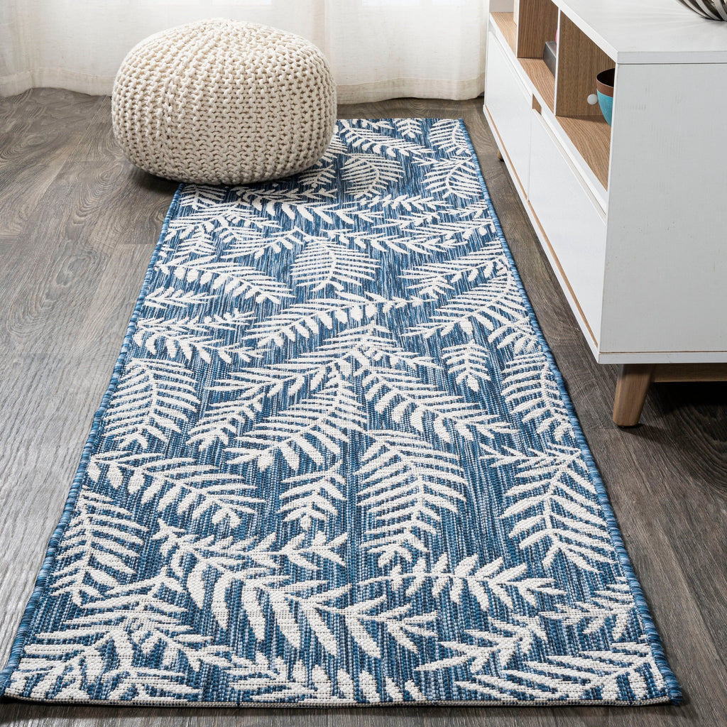JONATHAN Y Galon Palm Frond Indoor/Outdoor Area Rug