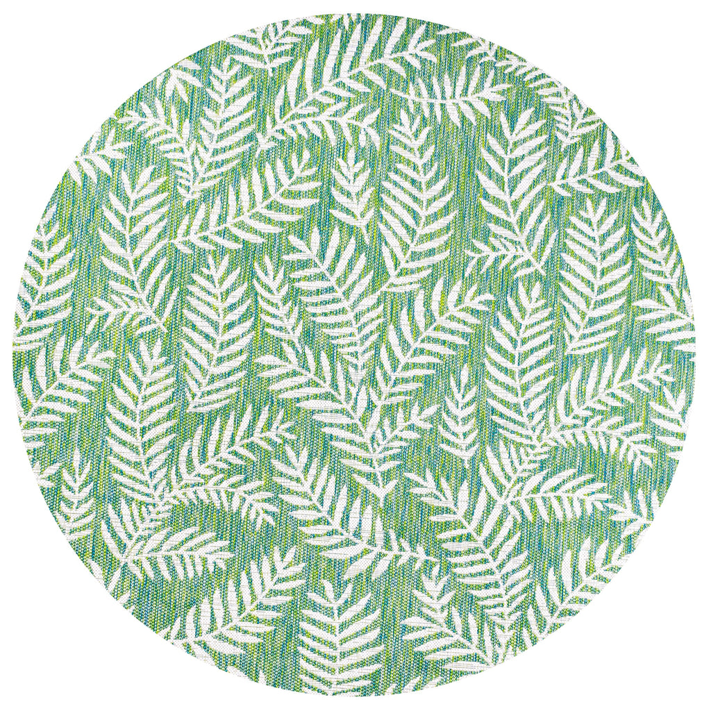 JONATHAN Y Galon Palm Frond Indoor/Outdoor Area Rug