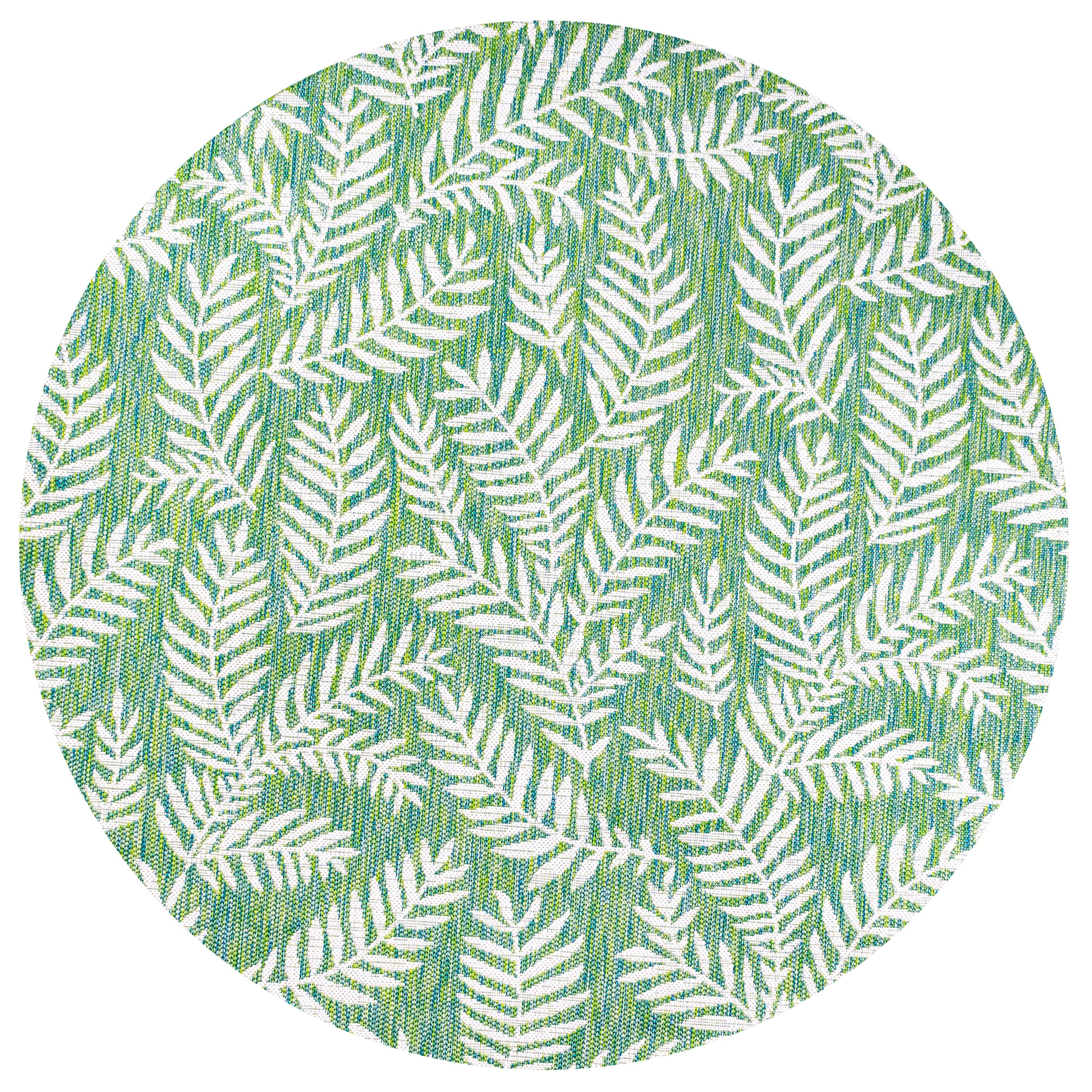 JONATHAN Y Galon Palm Frond Indoor/Outdoor Area Rug