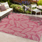 JONATHAN Y Galon Palm Frond Indoor/Outdoor Area Rug