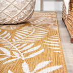JONATHAN Y Galon Palm Frond Indoor/Outdoor Area Rug
