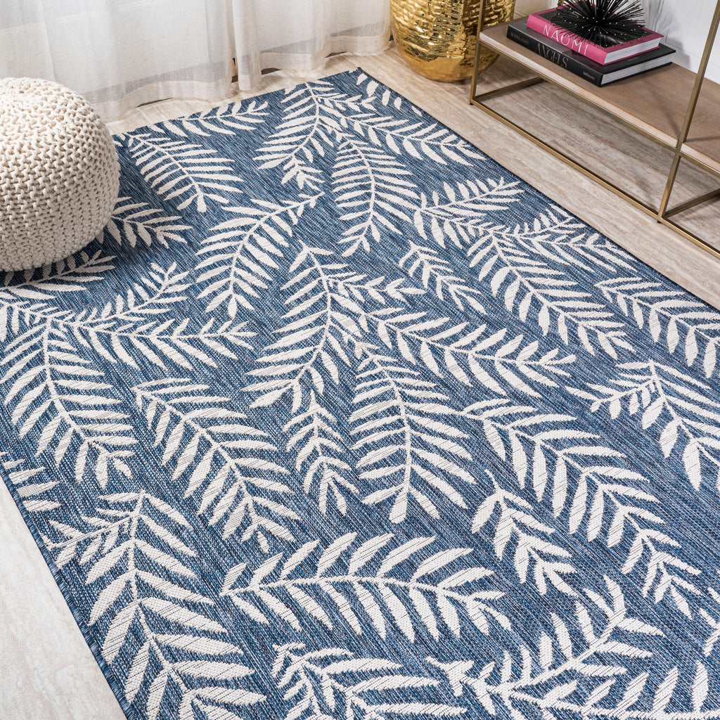 JONATHAN Y Galon Palm Frond Indoor/Outdoor Area Rug