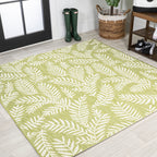 JONATHAN Y Galon Palm Frond Indoor/Outdoor Area Rug
