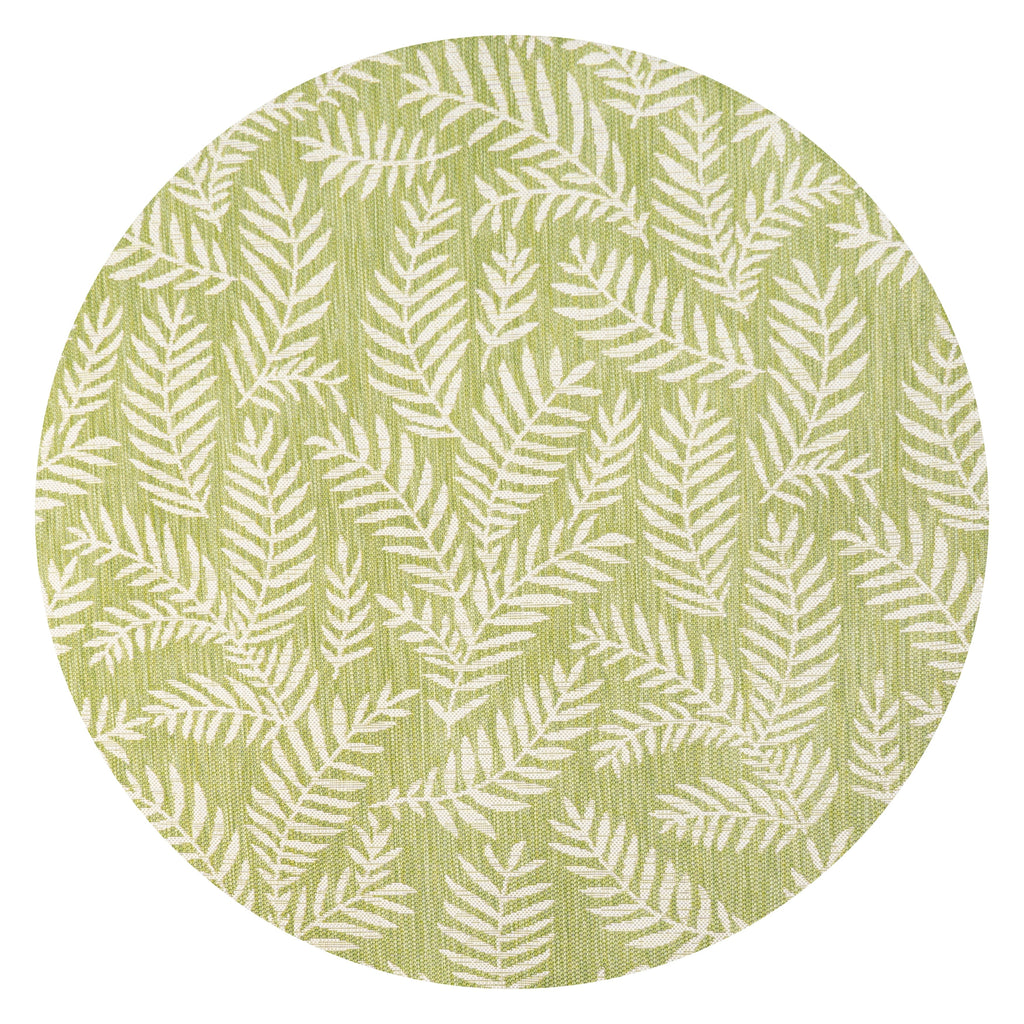 JONATHAN Y Galon Palm Frond Indoor/Outdoor Area Rug