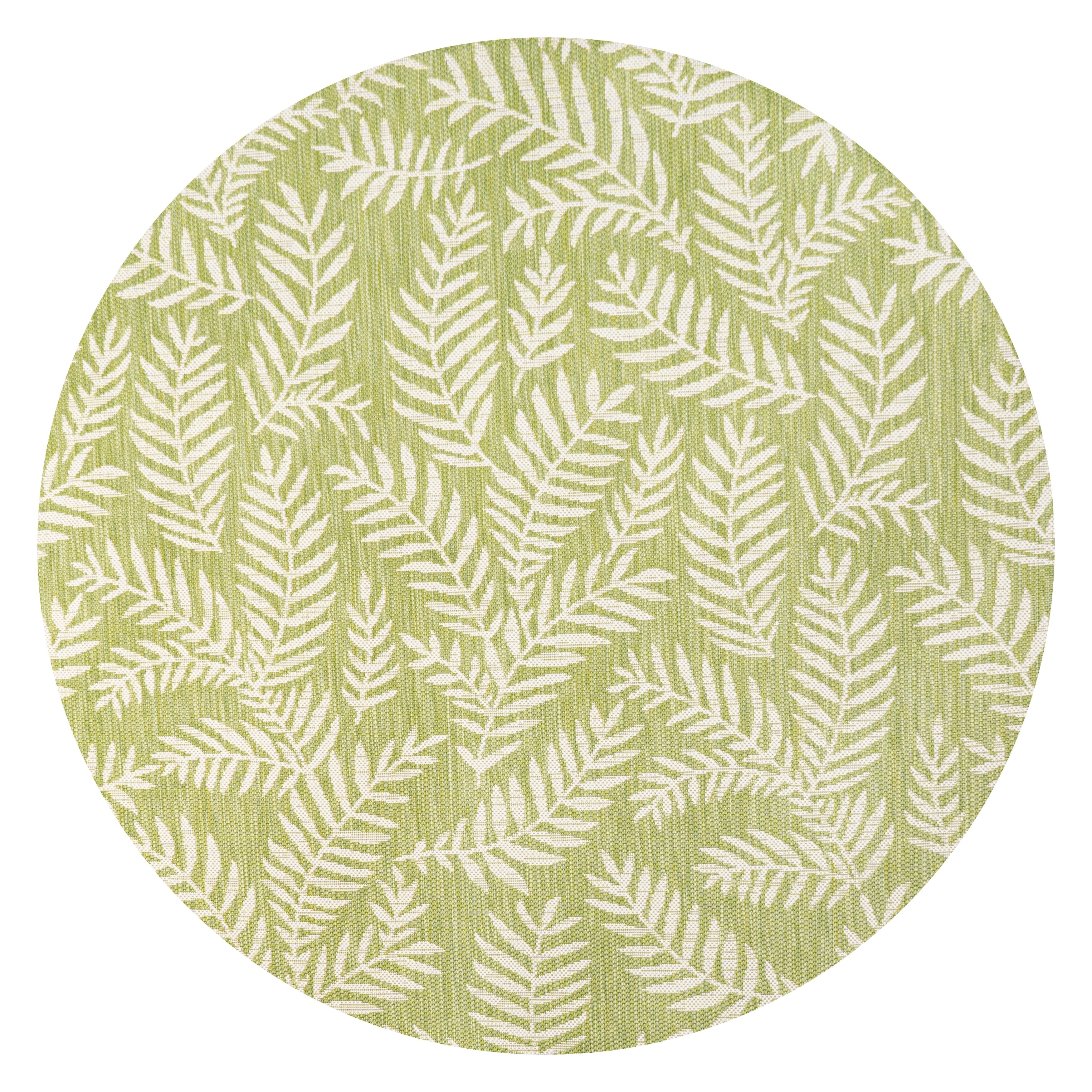 JONATHAN Y Galon Palm Frond Indoor/Outdoor Area Rug