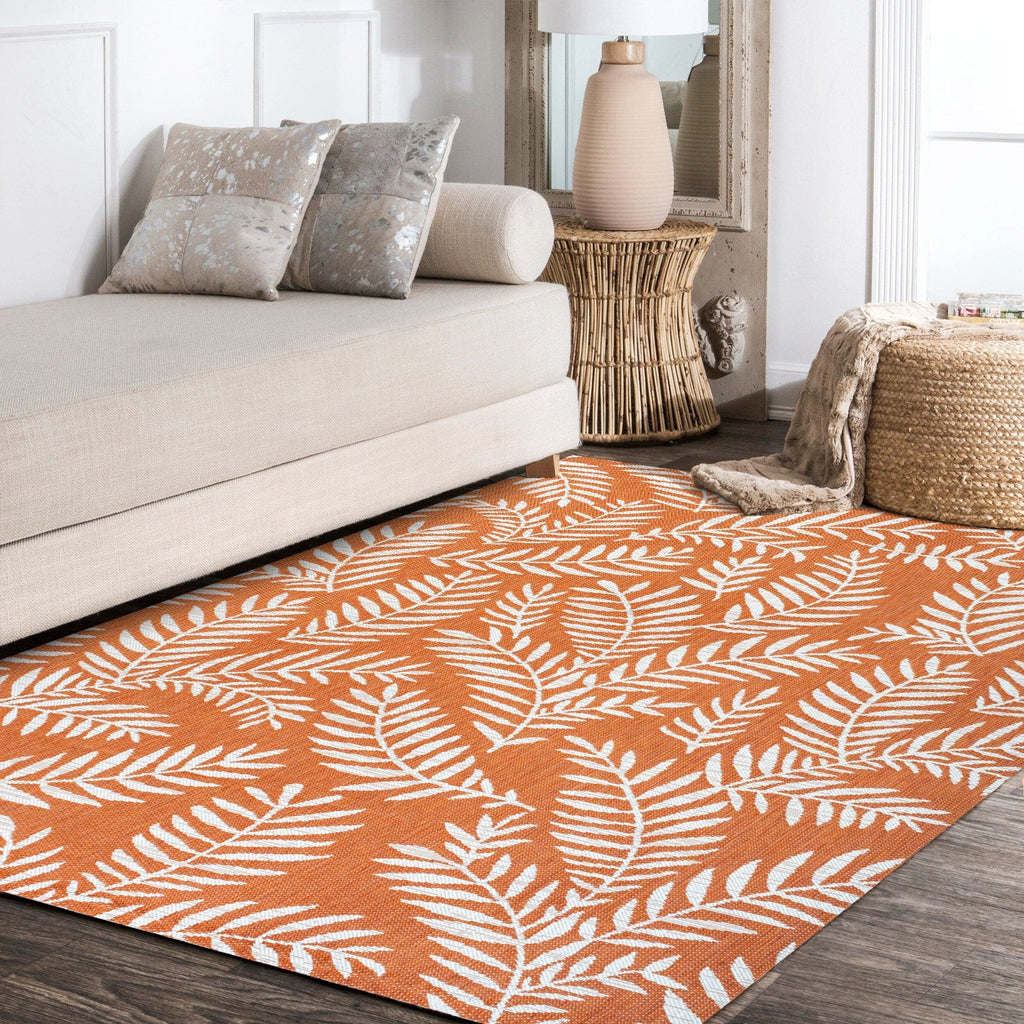 JONATHAN Y Galon Palm Frond Indoor/Outdoor Area Rug