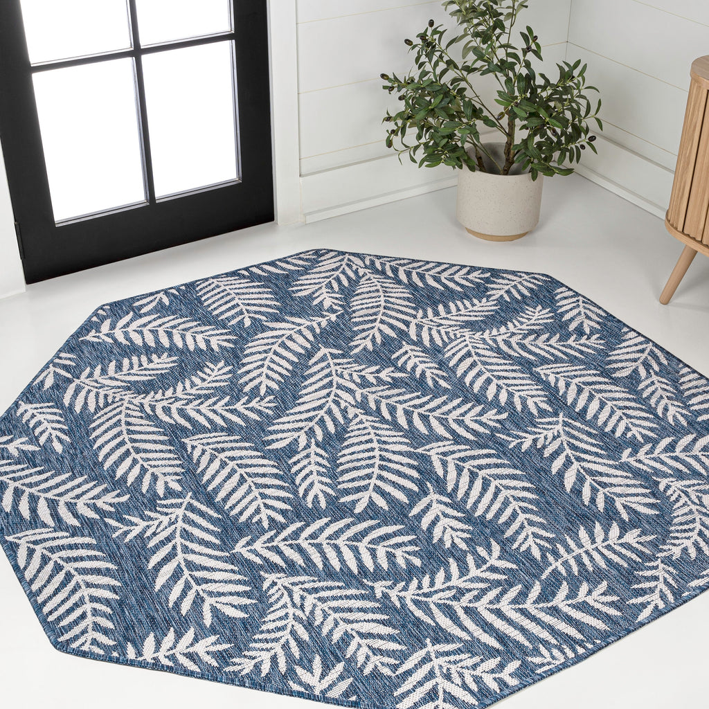 JONATHAN Y Galon Palm Frond Indoor/Outdoor Area Rug