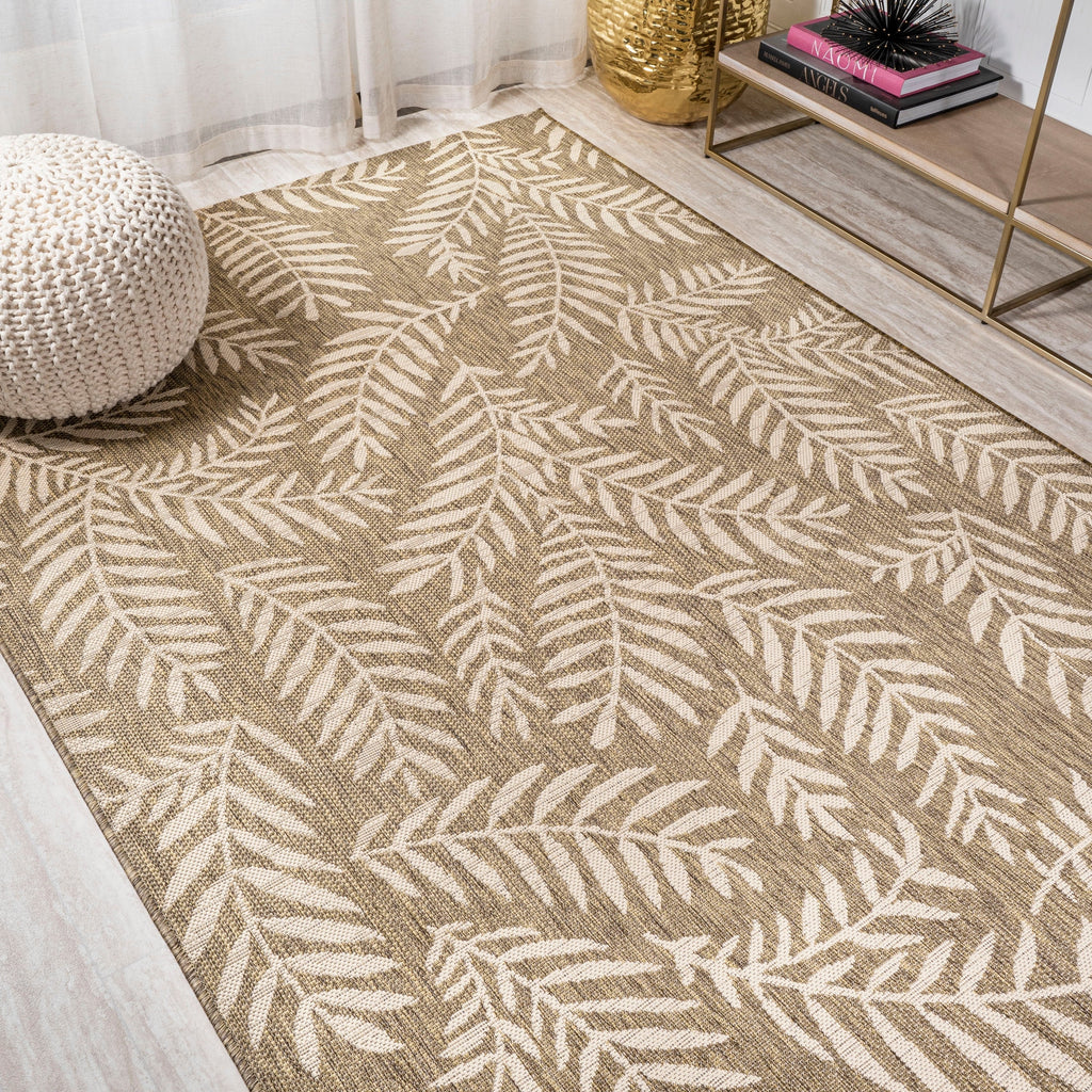 JONATHAN Y Galon Palm Frond Indoor/Outdoor Area Rug