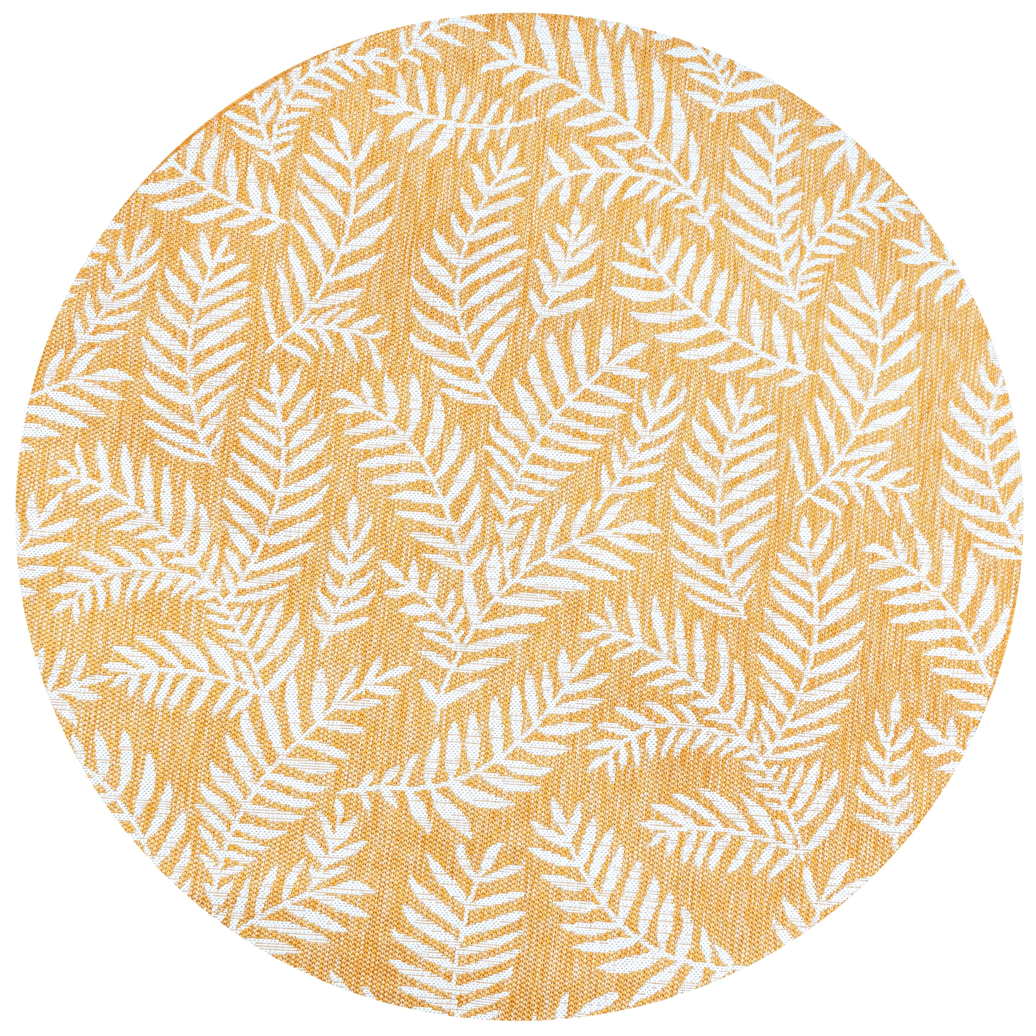 JONATHAN Y Galon Palm Frond Indoor/Outdoor Area Rug