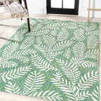 JONATHAN Y Galon Palm Frond Indoor/Outdoor Area Rug