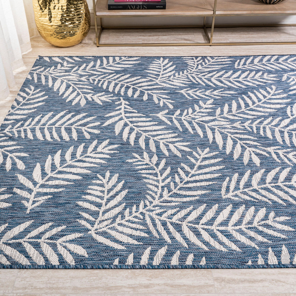 JONATHAN Y Galon Palm Frond Indoor/Outdoor Area Rug