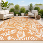 JONATHAN Y Galon Palm Frond Indoor/Outdoor Area Rug