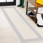 JONATHAN Y Havana Classic Diamond Border Indoor/Outdoor Area Rug