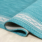 JONATHAN Y Havana Classic Diamond Border Indoor/Outdoor Area Rug