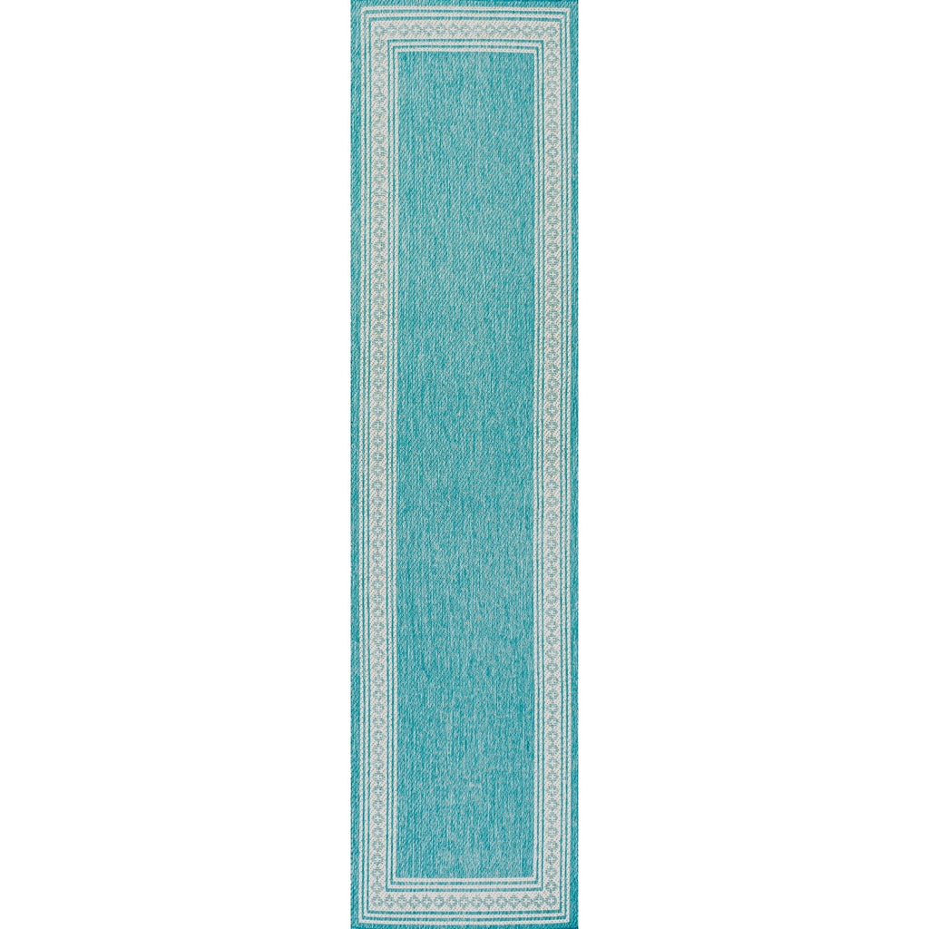 JONATHAN Y Havana Classic Diamond Border Indoor/Outdoor Area Rug