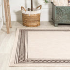 JONATHAN Y Havana Classic Diamond Border Indoor/Outdoor Area Rug