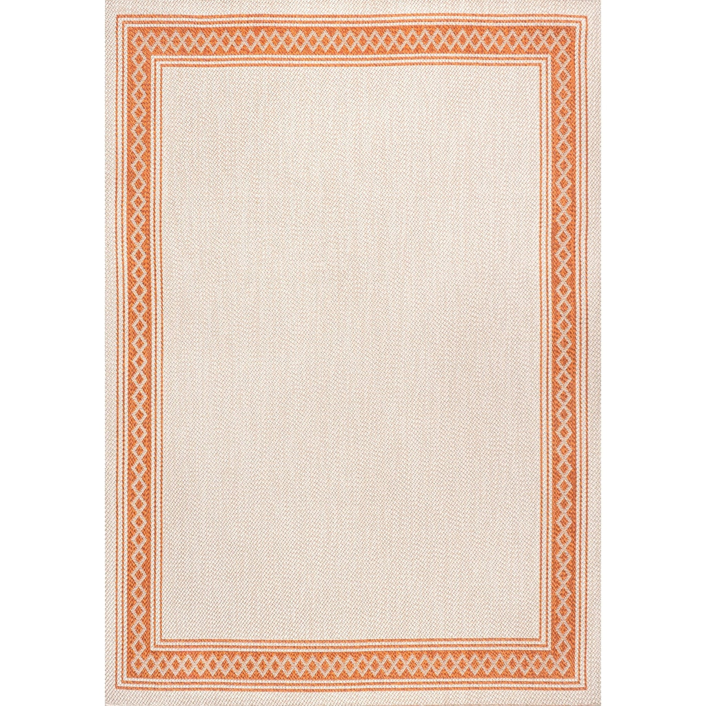 JONATHAN Y Havana Classic Diamond Border Indoor/Outdoor Area Rug