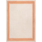 JONATHAN Y Havana Classic Diamond Border Indoor/Outdoor Area Rug