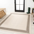 JONATHAN Y Havana Classic Diamond Border Indoor/Outdoor Area Rug