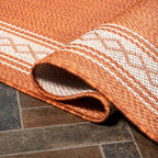 JONATHAN Y Havana Classic Diamond Border Indoor/Outdoor Area Rug