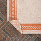 JONATHAN Y Havana Classic Diamond Border Indoor/Outdoor Area Rug