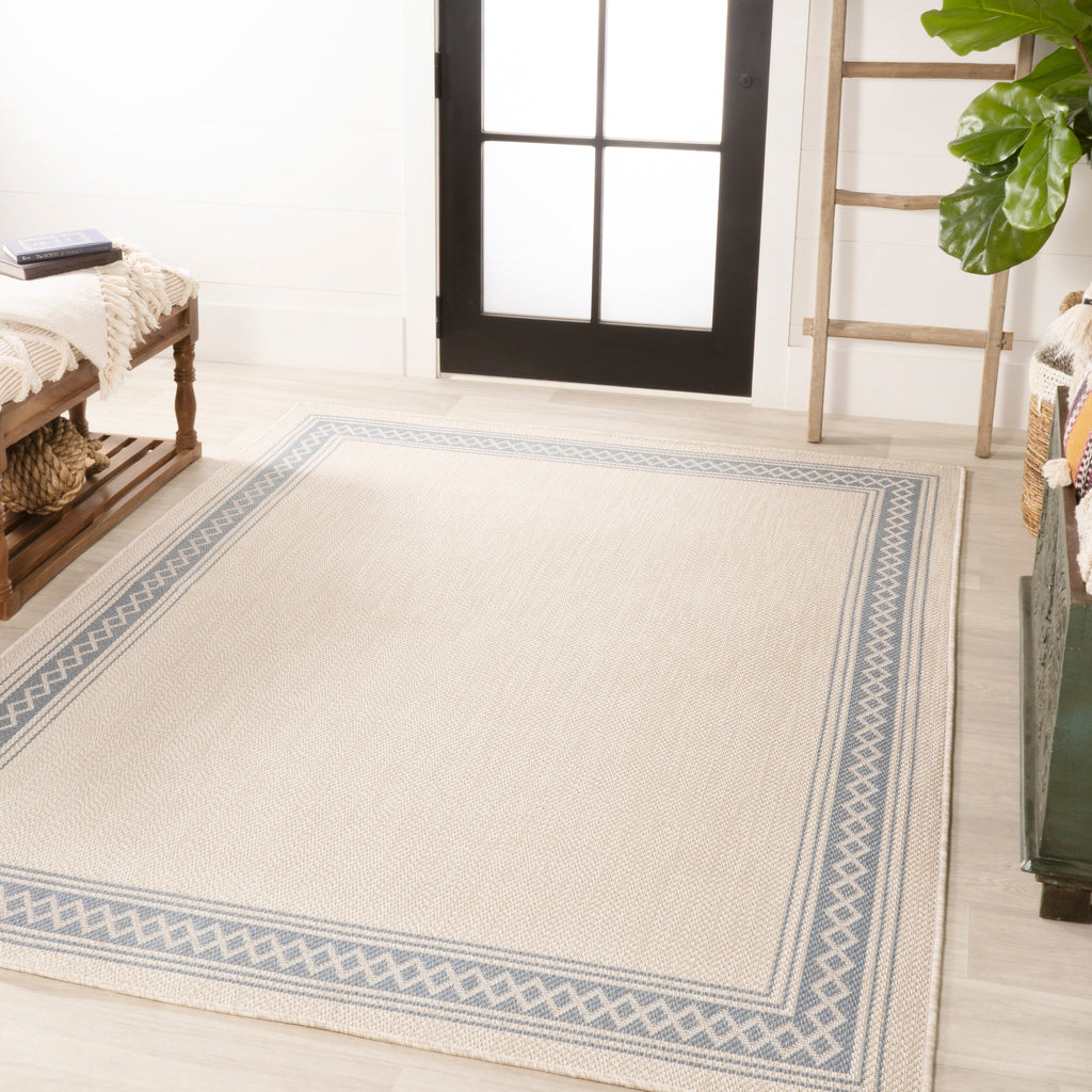 JONATHAN Y Havana Classic Diamond Border Indoor/Outdoor Area Rug