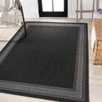 JONATHAN Y Havana Classic Diamond Border Indoor/Outdoor Area Rug