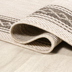 JONATHAN Y Havana Classic Diamond Border Indoor/Outdoor Area Rug