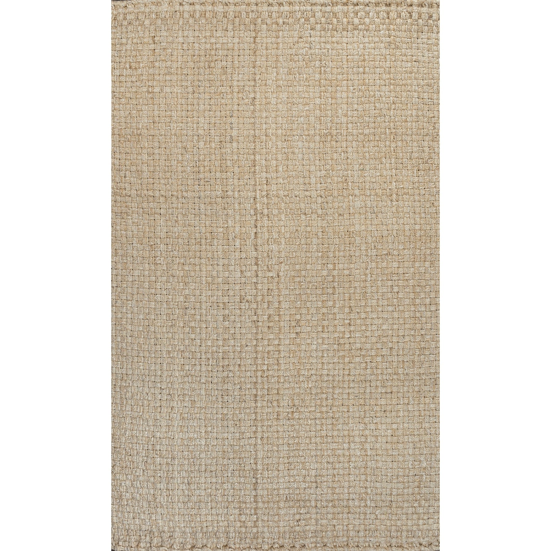 JONATHAN Y Hiro Hand Woven Boucle Chunky Jute Area Rug