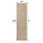 JONATHAN Y Hiro Hand Woven Boucle Chunky Jute Area Rug