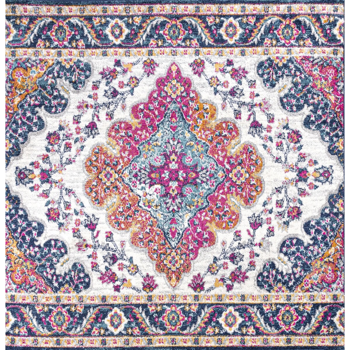 JONATHAN Y Inigo FLAIR Boho Vintage Medallion Area Rug