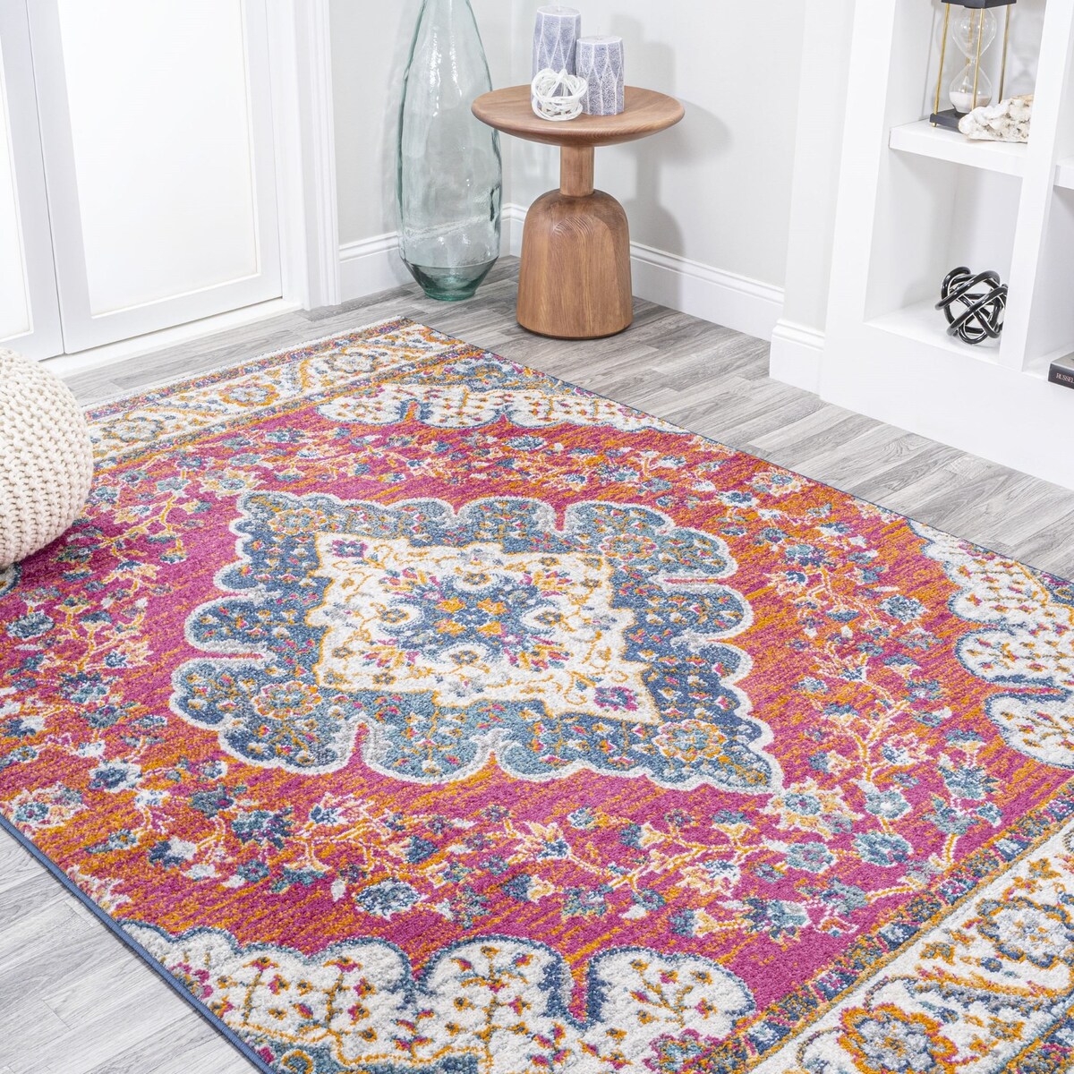 JONATHAN Y Inigo FLAIR Boho Vintage Medallion Area Rug
