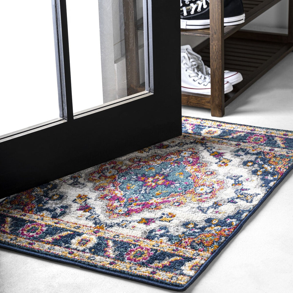 JONATHAN Y Inigo FLAIR Boho Vintage Medallion Area Rug