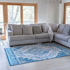 JONATHAN Y Inigo FLAIR Boho Vintage Medallion Area Rug