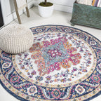 JONATHAN Y Inigo FLAIR Boho Vintage Medallion Area Rug