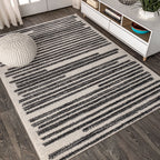 JONATHAN Y Aksil Modern Berber Stripe Area Rug