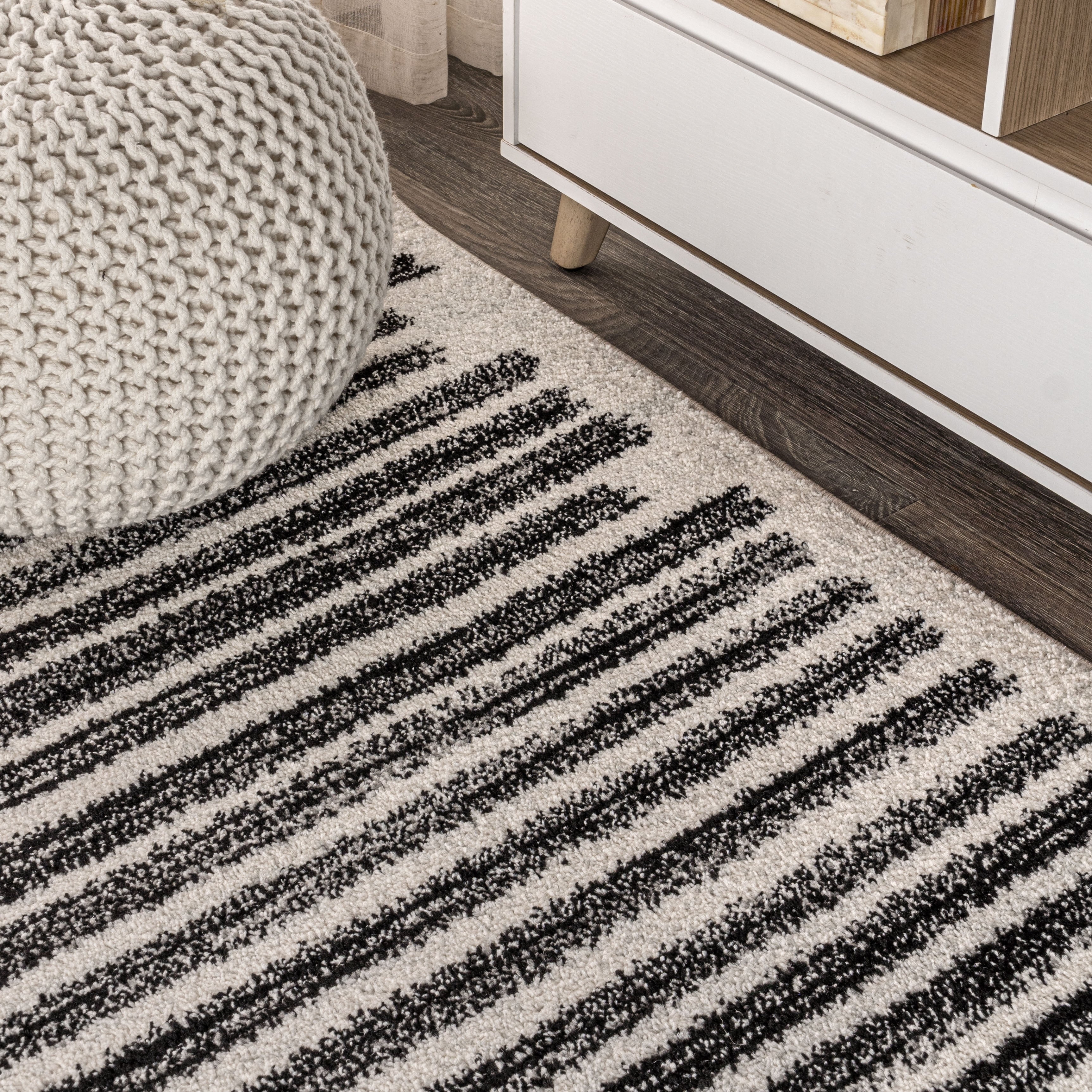 JONATHAN Y Aksil Modern Berber Stripe Area Rug