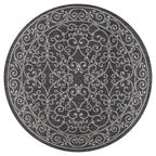 JONATHAN Y Filigree Textured Weave Indoor/Outdoor Area Rug