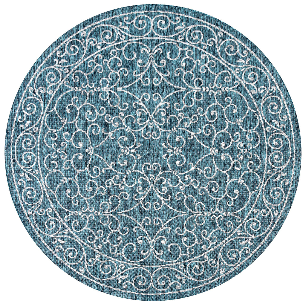 JONATHAN Y Filigree Textured Weave Indoor/Outdoor Area Rug