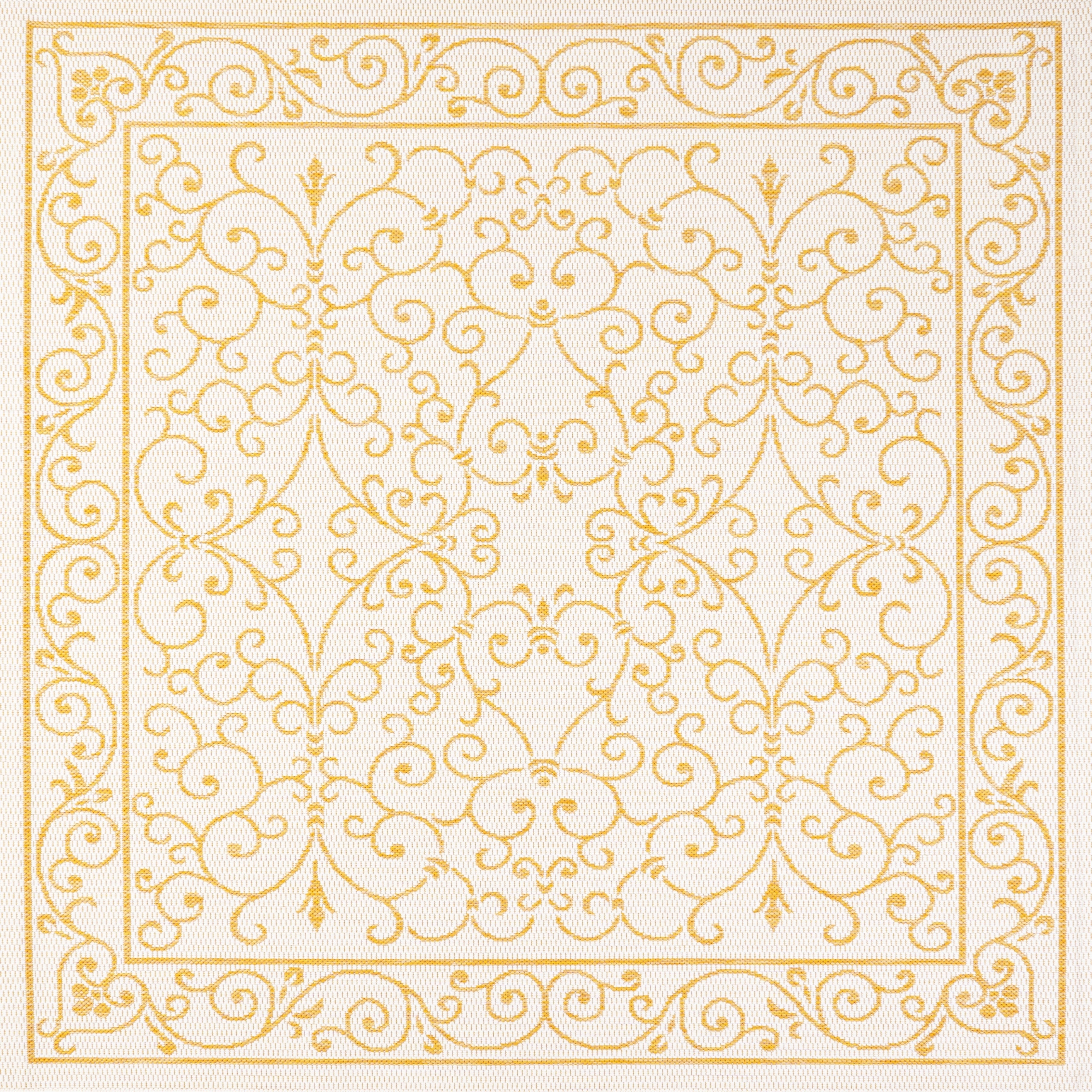 JONATHAN Y Filigree Textured Weave Indoor/Outdoor Area Rug