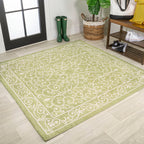 JONATHAN Y Filigree Textured Weave Indoor/Outdoor Area Rug
