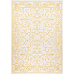 JONATHAN Y Filigree Textured Weave Indoor/Outdoor Area Rug