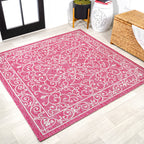 JONATHAN Y Filigree Textured Weave Indoor/Outdoor Area Rug