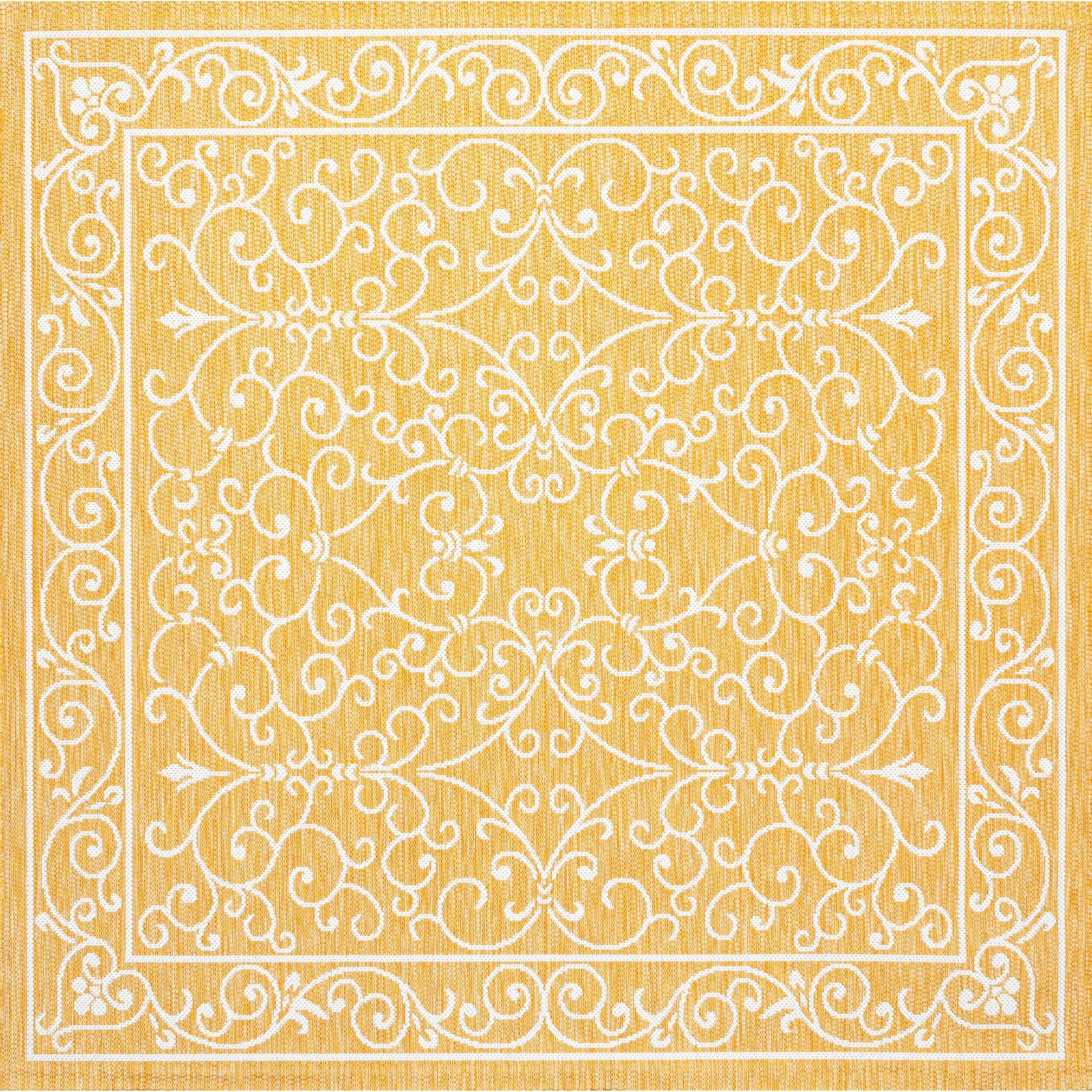 JONATHAN Y Filigree Textured Weave Indoor/Outdoor Area Rug