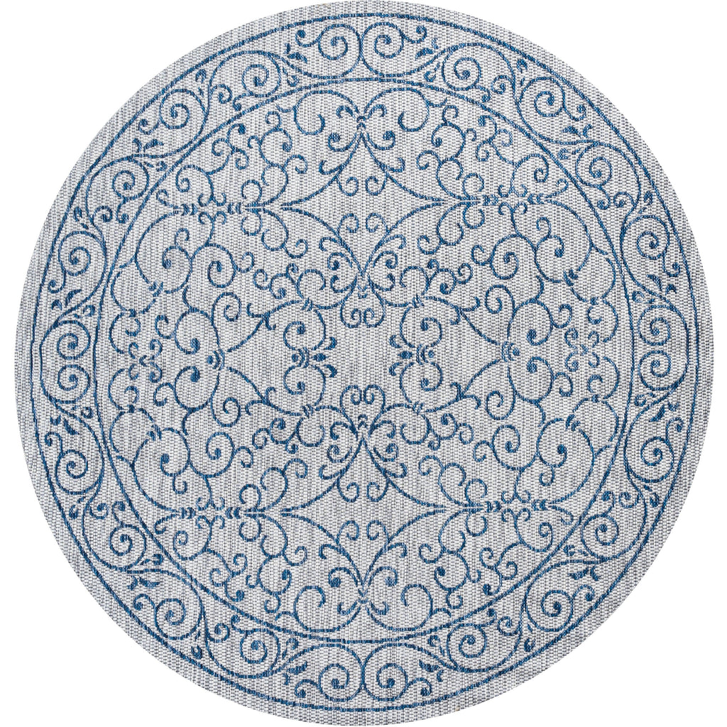 JONATHAN Y Filigree Textured Weave Indoor/Outdoor Area Rug
