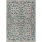 JONATHAN Y Filigree Textured Weave Indoor/Outdoor Area Rug