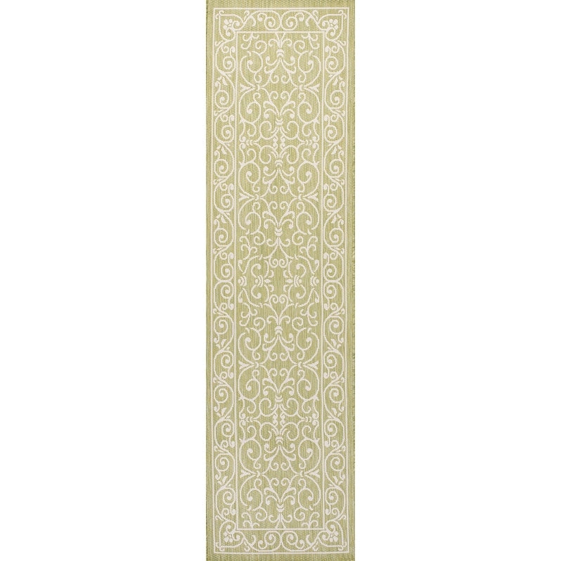 JONATHAN Y Filigree Textured Weave Indoor/Outdoor Area Rug
