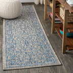 JONATHAN Y Filigree Textured Weave Indoor/Outdoor Area Rug