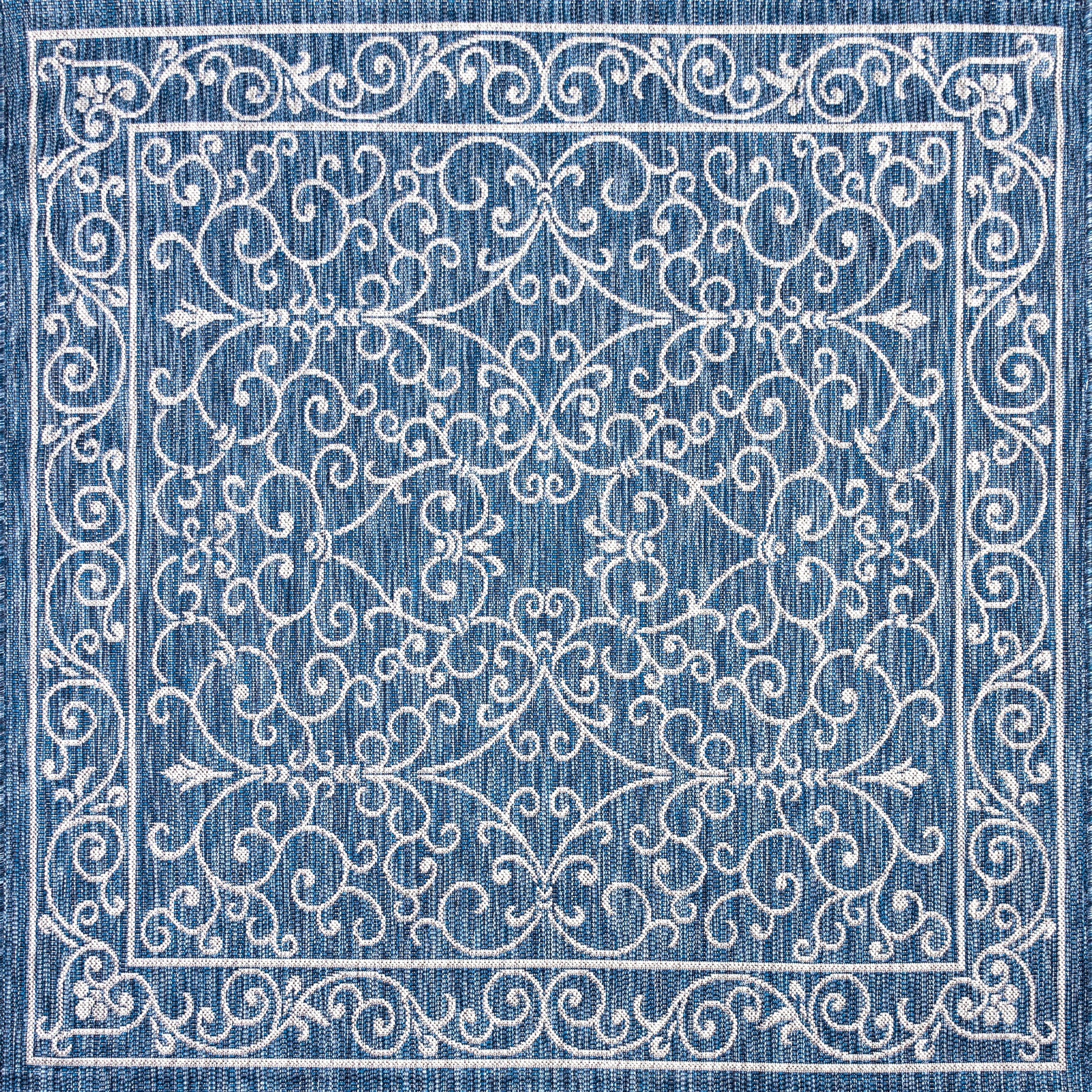 JONATHAN Y Filigree Textured Weave Indoor/Outdoor Area Rug
